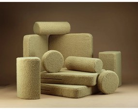 Zöld buklé gyerek kanapé 132 cm Settee – Wigiwama