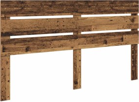 vidaXL Fejtámla Öreg fa 160 cm Faanyag