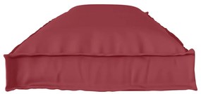 Raklap párna készlet 2 pcs bordó 150 x 40 x 8 cm Oxford szövet