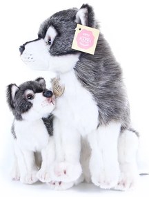 Rappa plüss farkas kölykével, 27 cm