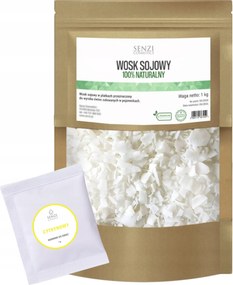 Szójaviasz Gyertyaöntethez Pehely 1kg Citromfesték 1g Ajándék