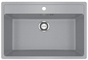 Ulgran U-600-309 Gránit Mosogatótálca - Egymedencés, Téglalap, Extra széles, Gránit