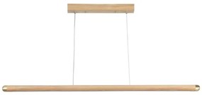 LED Csillár zsinóron LED/22W/230V 4000K 120 cm kőris/tömör fa