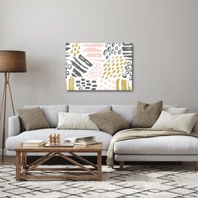 Kép - Absztrakt stroke-ok (70x50 cm)