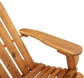 tömör akácfa Adirondack kerti pad párnával