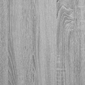 szürke sonoma színű szerelt fa függőszekrény 40x29,5x60 cm