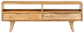 tömör mangófa TV-szekrény 110x30x41 cm