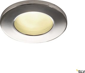 SLV 1001166 DOLIX Kültéri Mennyezetbe Építhető Lámpa Króm GU10 IP65