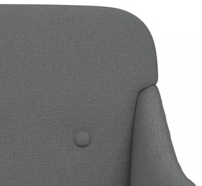 vidaXL sötétszürke szövetpad 110 x 76 x 80 cm