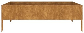 corten acél kerti magaságyás 100x100x33,5 cm
