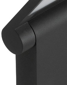 Modern kültéri oszlop lámpa antracit 60 cm LED-del IP54 - Zane