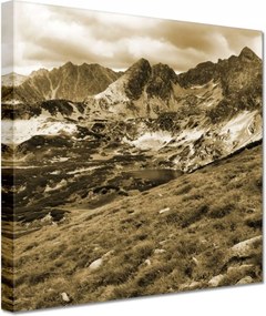 Vászonkép 60x60 Tátra Lengyel hegyek Kilátás