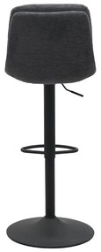 Sötétszürke állítható magasságú bárszék Colville – Unique Furniture