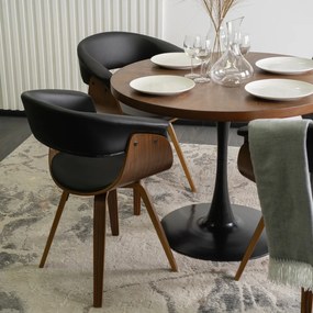 Étkezőszék Fekete Színben. OHIO