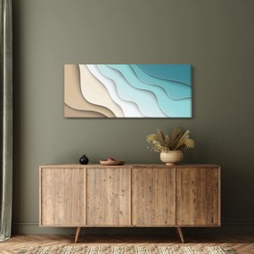 Absztrakt kép a tenger partján (120x50 cm)