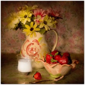 Poszterek 70x70 Eper kompozíció