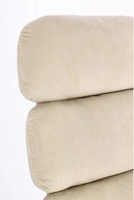 Bézs forgó fotel Violante – Bizzotto