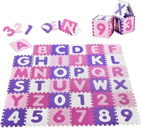 Gyermek puzzle Juna 36 darabos A-tól Z-ig és 0-tól 9-ig