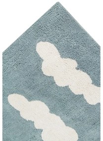 Kék mosható kézi szövésű pamut gyerek szőnyeg 120x160 cm Clouds Vintage Blue – Lorena Canals