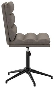 vidaXL szürke műbőr étkezőszék