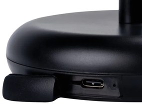 Kanlux 37311 - LED Dimmelhető újratölthető lámpa FLUXY LED/1,7W/1800 mAh IP44 fekete