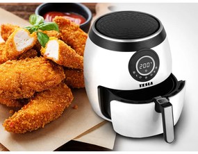 TESLA AirCook Q50 XL multifunkciós digitális forró levegő sütő - fehér
