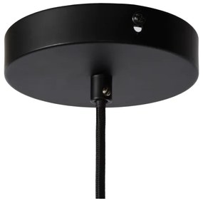 Lucide 20419/20/30 - Csillár zsinóron OPHELIA 1xE27/40W/230V á. 20 cm fekete