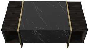 Dohányzóasztal Veyron - Black, Gold