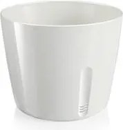 Fedő Sense virágtartóhoz, kerek, fehér