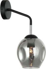 Italux BORGO WL-30843-1 BK+SG Fali lámpa 1x40W/E27 IP20