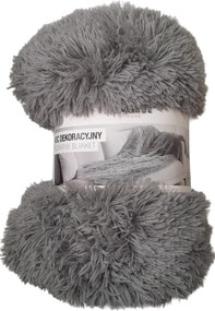 Takaró Smukee poliészter 150 cm x 200 cm shaggy szürke 592