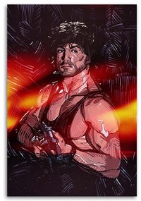 Gario Vászonkép Rambo, Sylvester Stallone - Nikita Abakumov Méret: 70 x 100 cm
