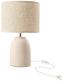 Asztali lámpa textil búrával (magasság 39 cm) Tafla – Candellux Lighting