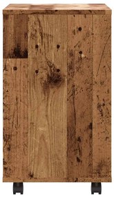 Oldalasztal Régi fa 70x35x55 cm műszaki fa