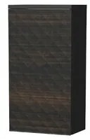 Fürdőszobaszekrény alacsony SAT Cube Way 32,5x63x20 cm barna matt CUBE3DH321DPHP