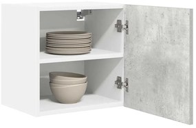 Függő szekrény Riga 2 pcs Beton szürke és fehér 40 x 31 x 40 cm