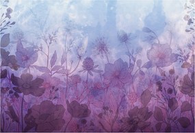 Fotótapéta Flizelin az Otthon Szobájába 3D Pasztell virágok 152x104 Ragasztó