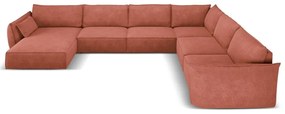 Piros sarokkanapé (jobb oldali) Vanda – Mazzini Sofas