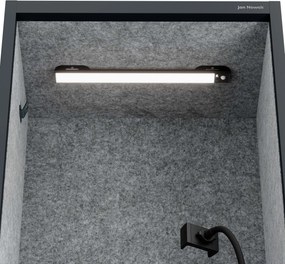 Sally 600mm korpus Antracytowy - siedzisko Szary