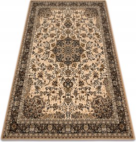 Lengyel Szőnyeg 135x200 Córdoba szépia2 Rozetta Virág Keret Hagyományos #POL277