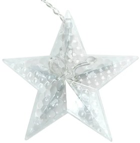 Aigostar - LED kültéri karácsonyi fényfüzér 120xLED/6W/230V/8 funkcióval 3x0,6m IP44 hideg fehérDO