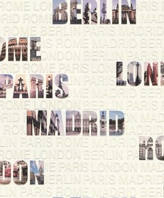 Tapéta Városnevek Vinil Flizelin Tapéta Város Feliratok