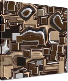 Vászonkép 50x50 Csokoládé absztrakt
