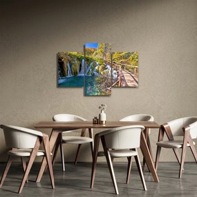 Kép - Bejárat a vízesésekhez (90x60 cm)