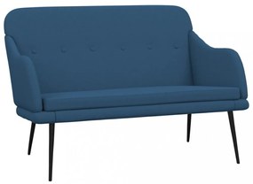 vidaXL kék szövet pad 110 x 76 x 80 cm