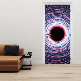 Fotótapéta ajtóra - Kör absztrakció (95x205cm)