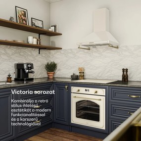 Klarstein Victoria piro-sütő | elektromos sütő pirolízis funkcióval | 3150 W | 76 l | 60 cm