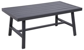 Sötétszürke alumínium négyszemélyes kerti lounge szett Denia – Garden Pleasure