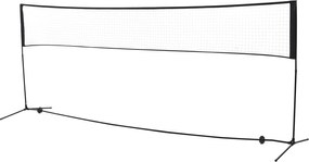 HOMCOM 94/158 cm-es Összecsukható Röplabda Háló Hordozható Táskával, 2 Magasságban Állítható Tenisz Háló Készlet Kerti Parki Használatra | Aosom