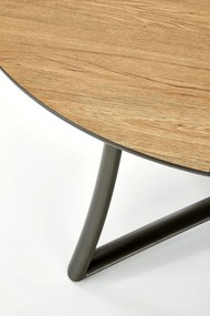MORETTI bővíthető étkezőasztal – arany tölgy / szürke / antracit 118 – 148 cm
